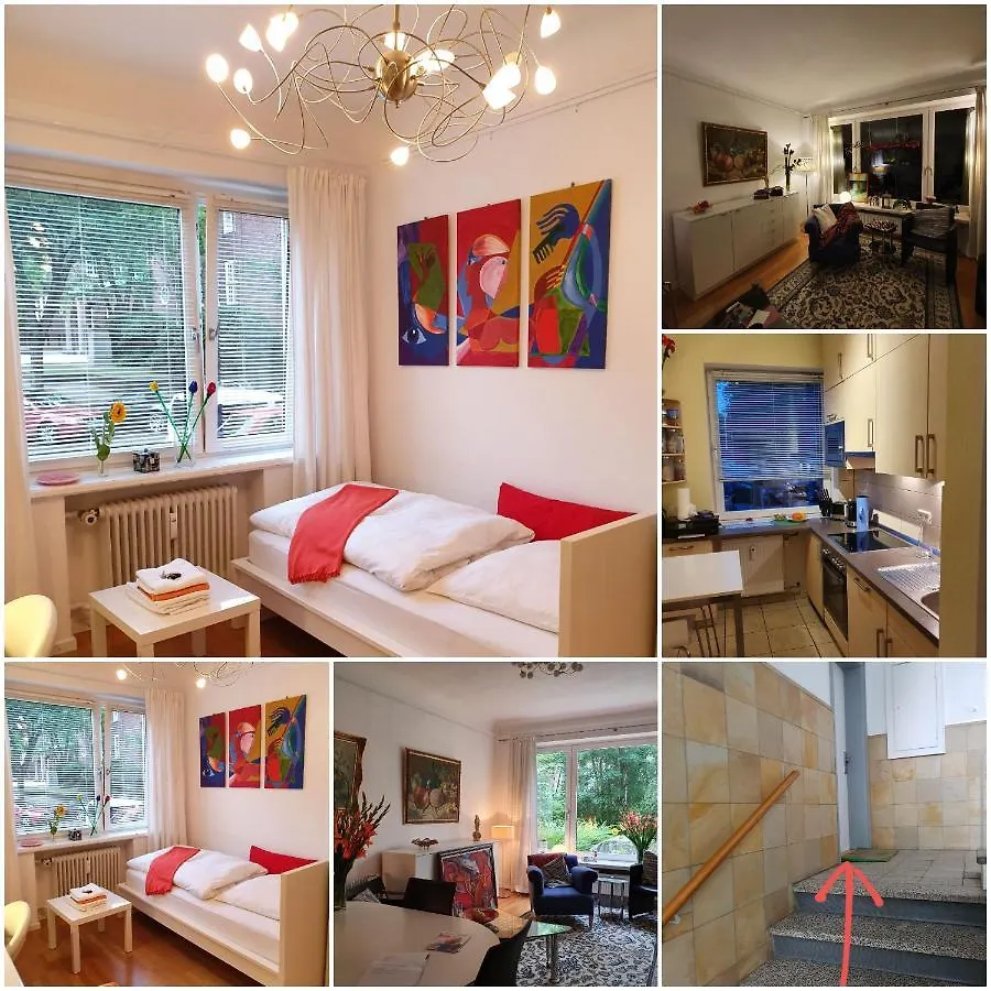 Schoenes Privatzimmer In Hamburg Winterhude Niemcy
